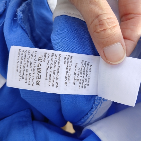 J. Crew Chino 6" Blue Shorts Size 6 - Picture 9 of 10